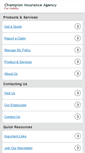 Mobile Screenshot of championinsurance.biz